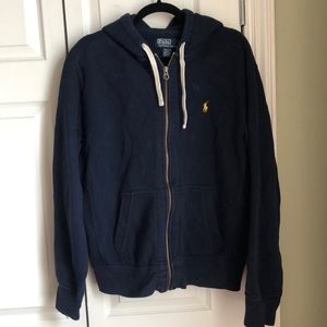 Men’s Ralph Lauren zip up hoodie.